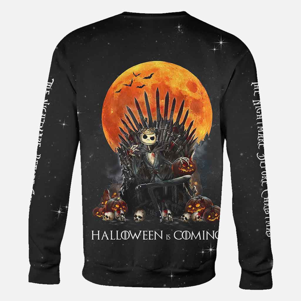 Halloween Is Coming - Nightmare All Over T-shirt and Hoodie 1121