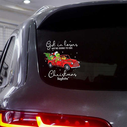 Get In Loser - Christmas Stole Christmas Decal Full