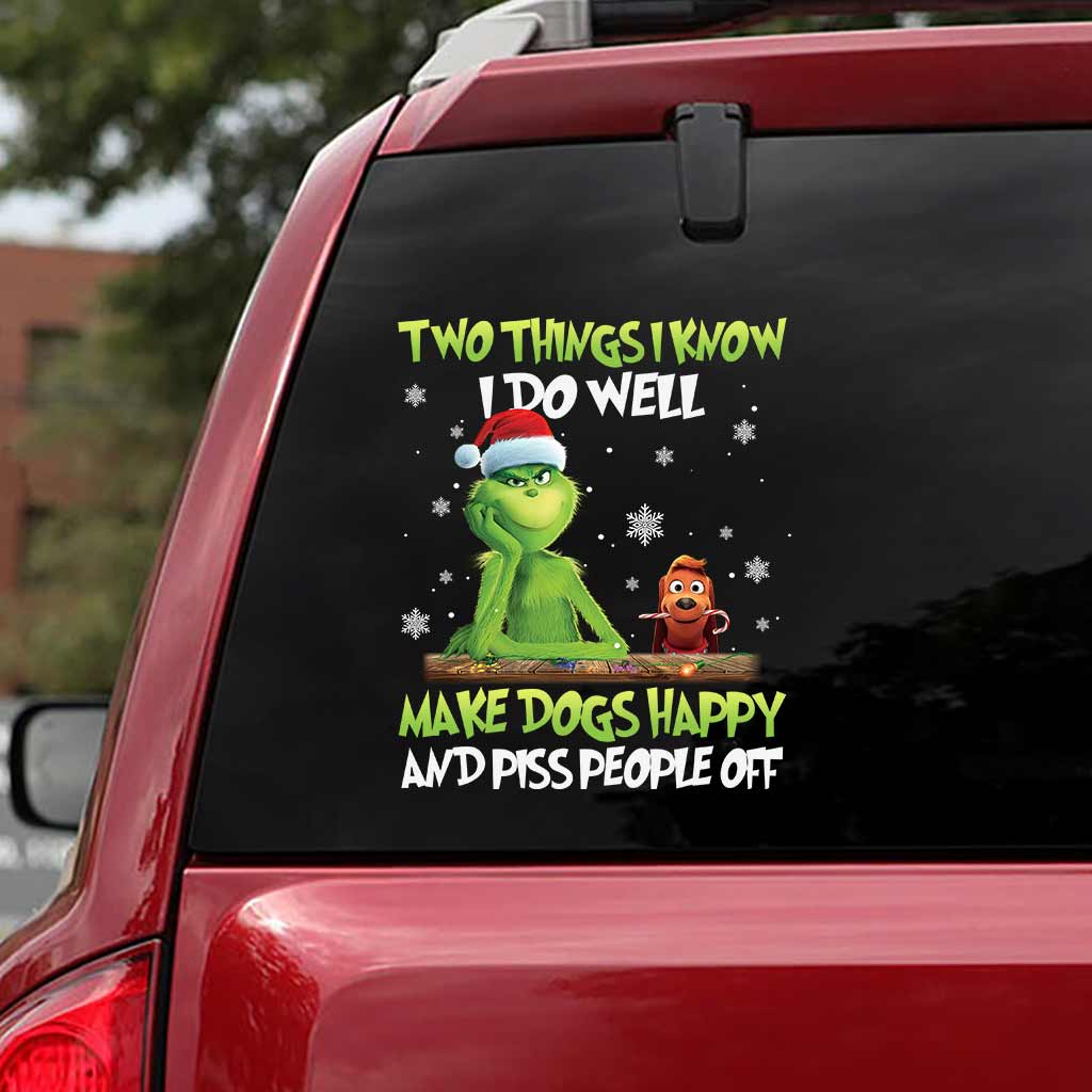 Two Things I Know - Stole Christmas Decal Full