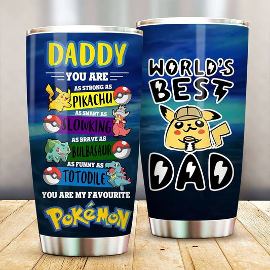 World Best Dad Monster Trainer Tumbler 0523