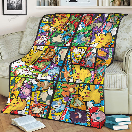 I Choose You Monster Trainer Blanket 0224