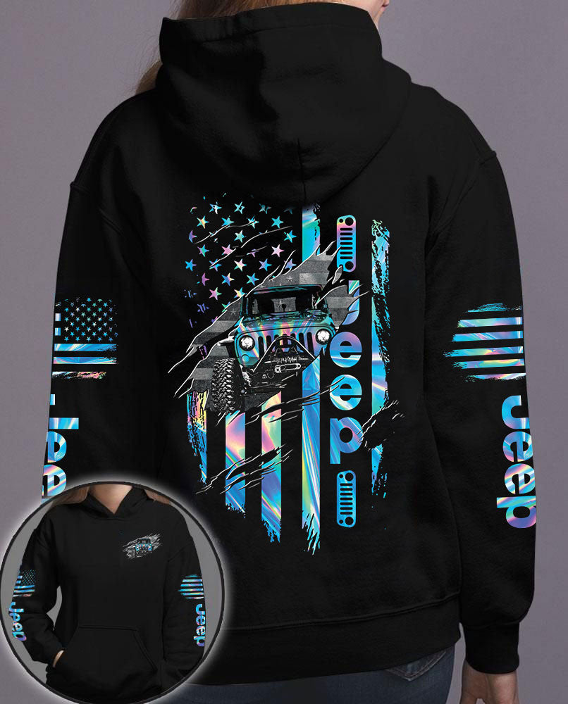 Hologram Flag Scratch Car All Over Shirt 0523