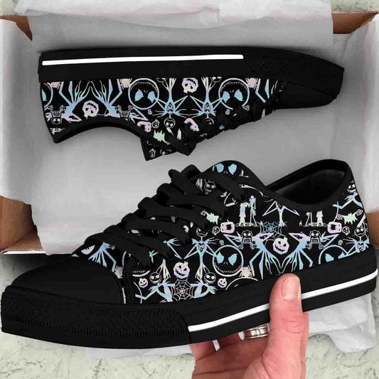 Spooky Night Nightmare Low Top Shoes 0523