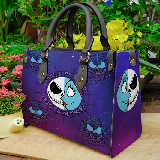 I Could Be Your Worst Nightmare Nightmare Leather Handbag 0523