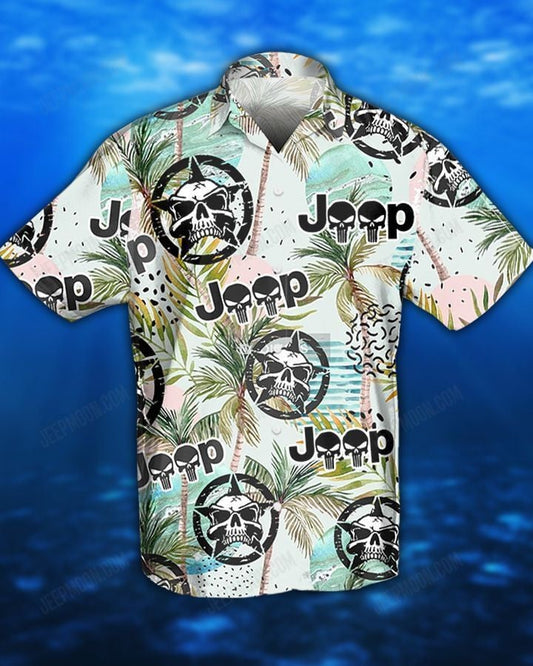 Tropical Pattern Car Hawaiian Shirt 0224