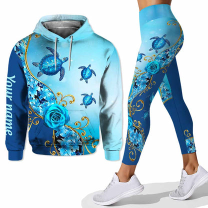 Love Turtles - Personalized Hoodie And Leggings