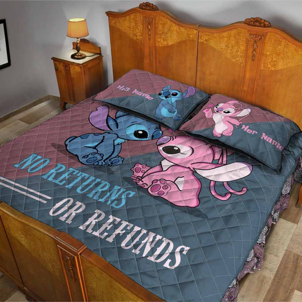 I'm Yours No Returns - Personalized Quilt Set