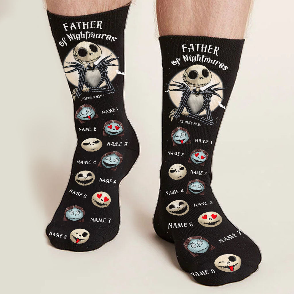 Mother Father Of Nightmares - Personalized Mother’s Day Father's Day Nightmare Socks