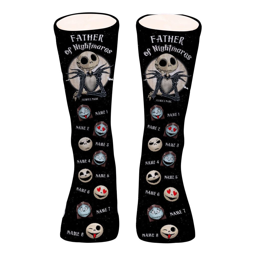 Mother Father Of Nightmares - Personalized Mother’s Day Father's Day Nightmare Socks