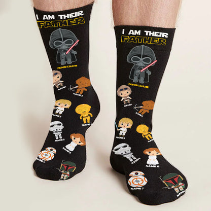 I Am Their Father - Personalized Father's Day Father Socks