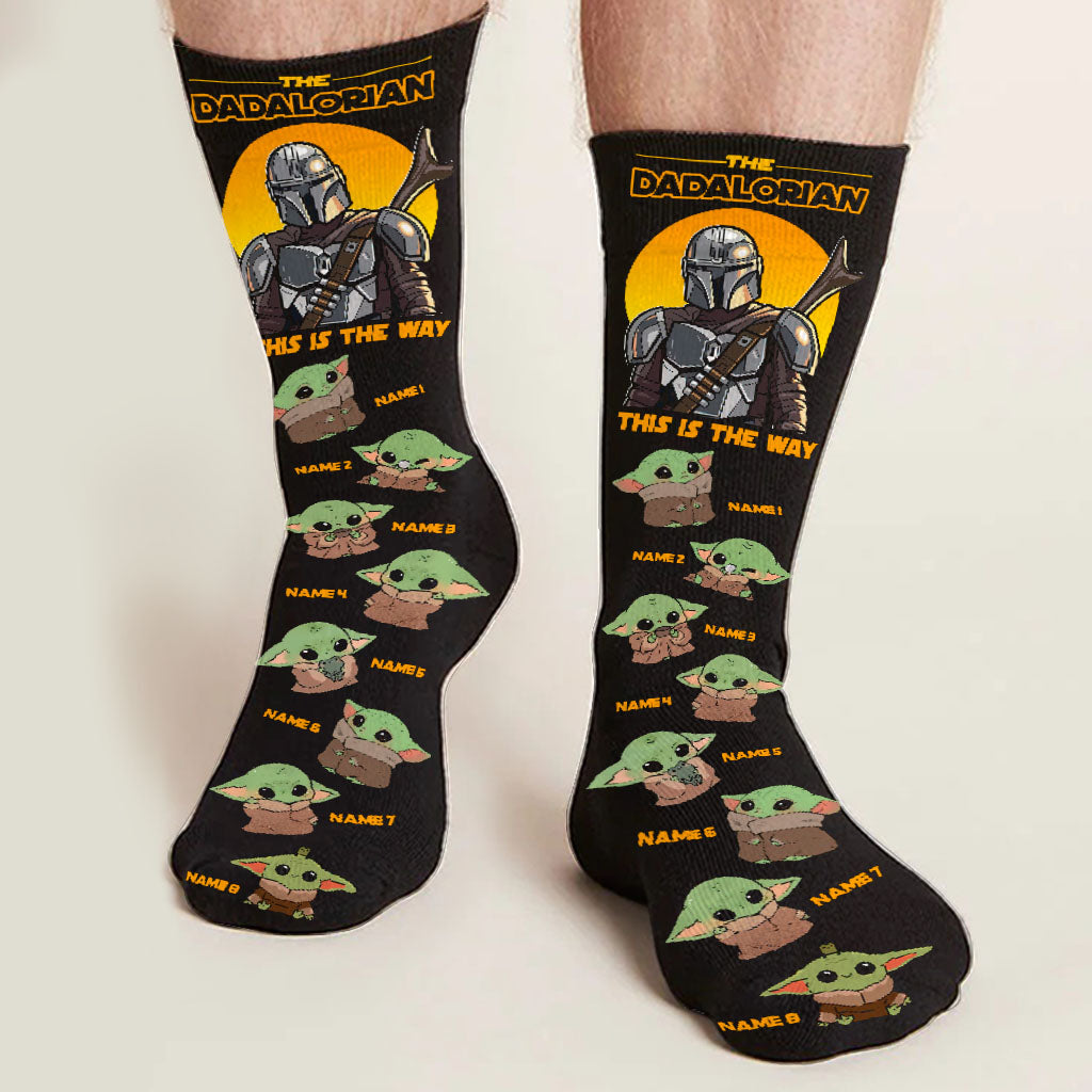 This Is The Way - Personalized Father's Day Father Socks