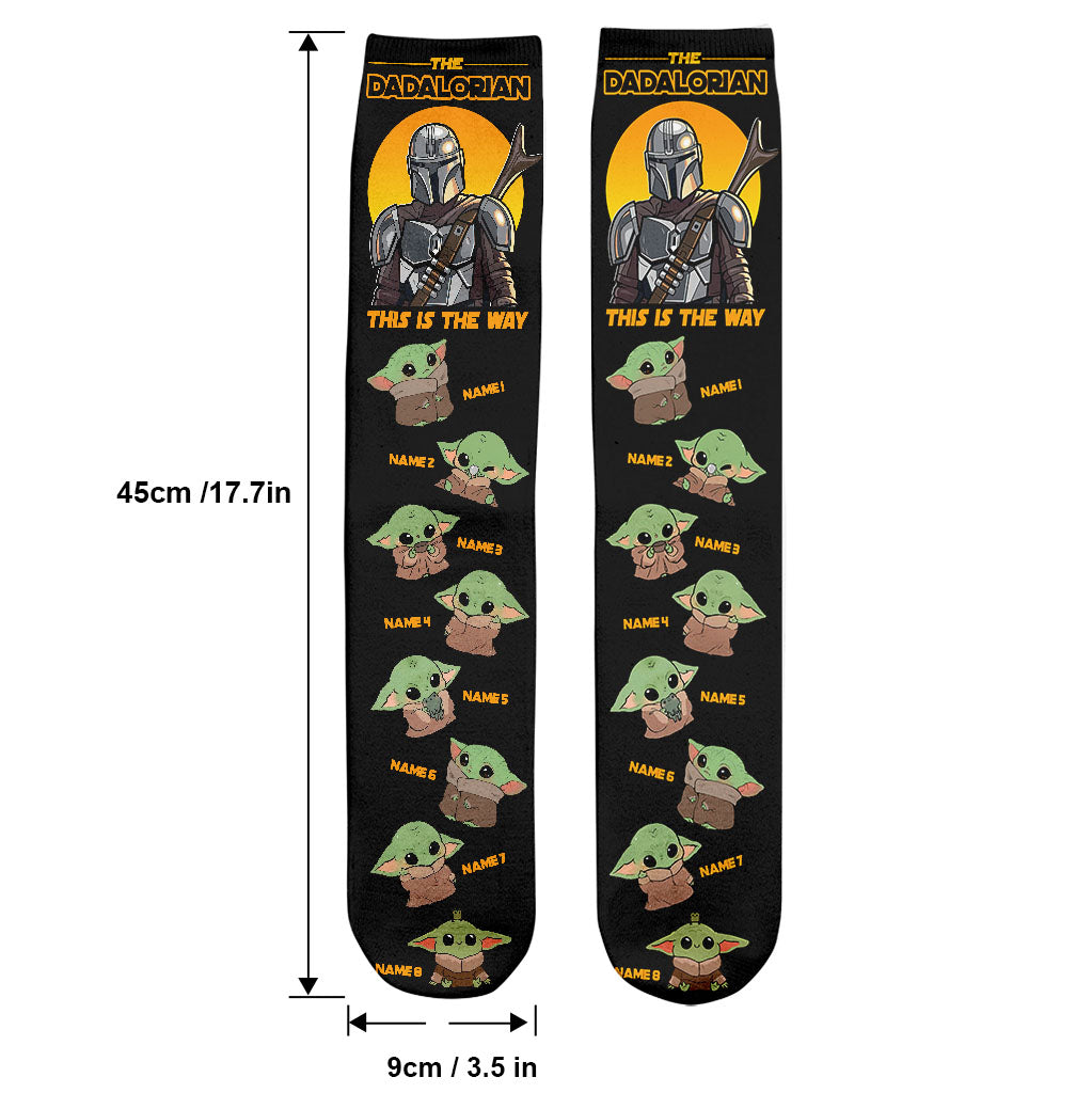 This Is The Way - Personalized Father's Day Father Socks