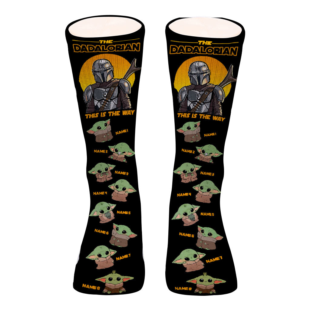 This Is The Way - Personalized Father's Day Father Socks