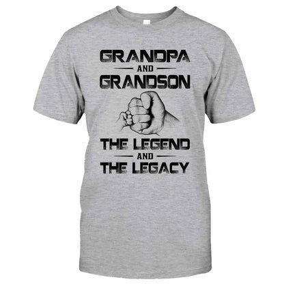 Grandpa And Grandson T-shirt And Hoodie 072021