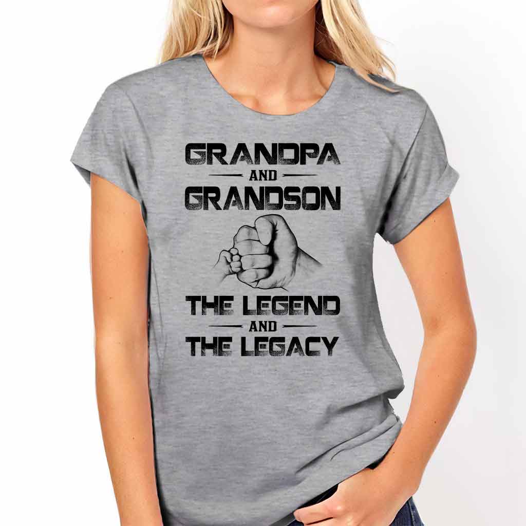 Grandpa And Grandson T-shirt And Hoodie 072021