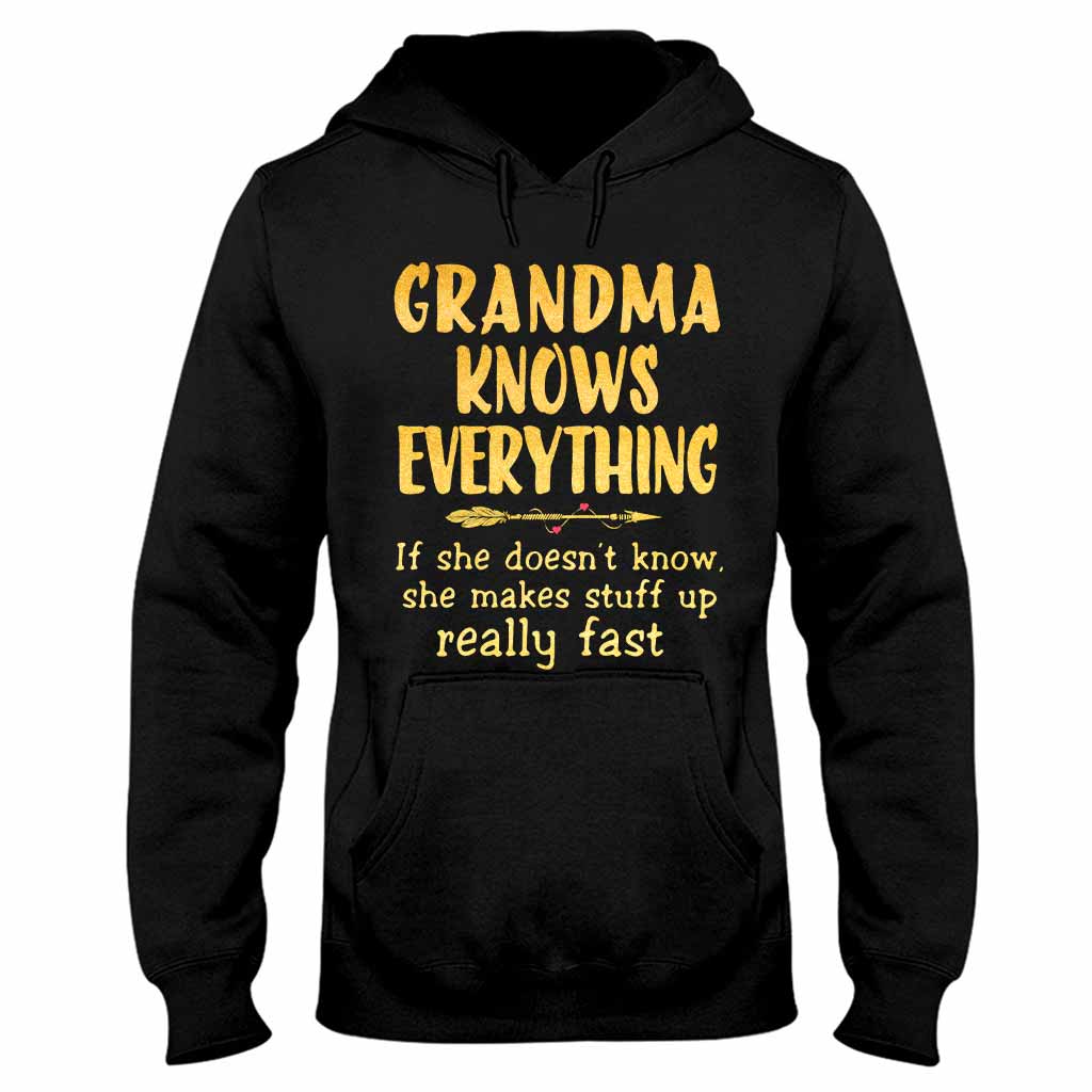 Grandma Knows Everything  T-shirt And Hoodie 072021