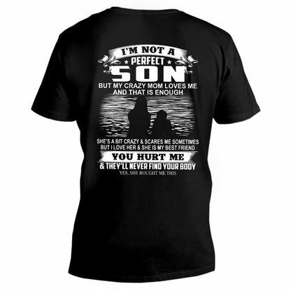 I'm Not A Perfect - Son T-shirt And Hoodie 072021