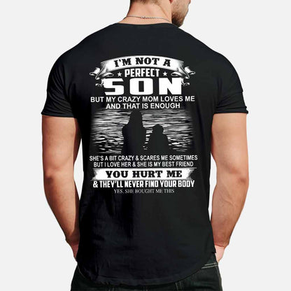 I'm Not A Perfect - Son T-shirt And Hoodie 072021