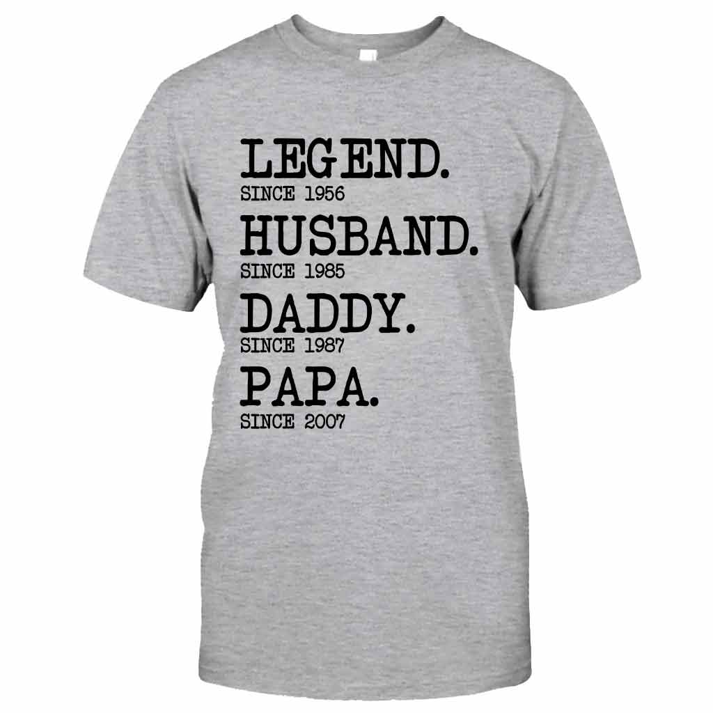 Legend Husband - Grandpa Personalized T-shirt And Hoodie 072021