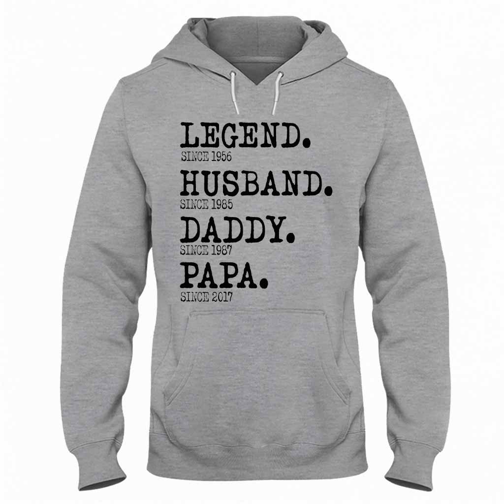 Legend Husband - Grandpa Personalized T-shirt And Hoodie 072021