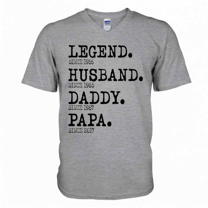 Legend Husband - Grandpa Personalized T-shirt And Hoodie 072021