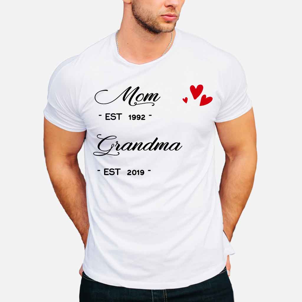 Mom Grandma Personalized T-shirt And Hoodie 072021