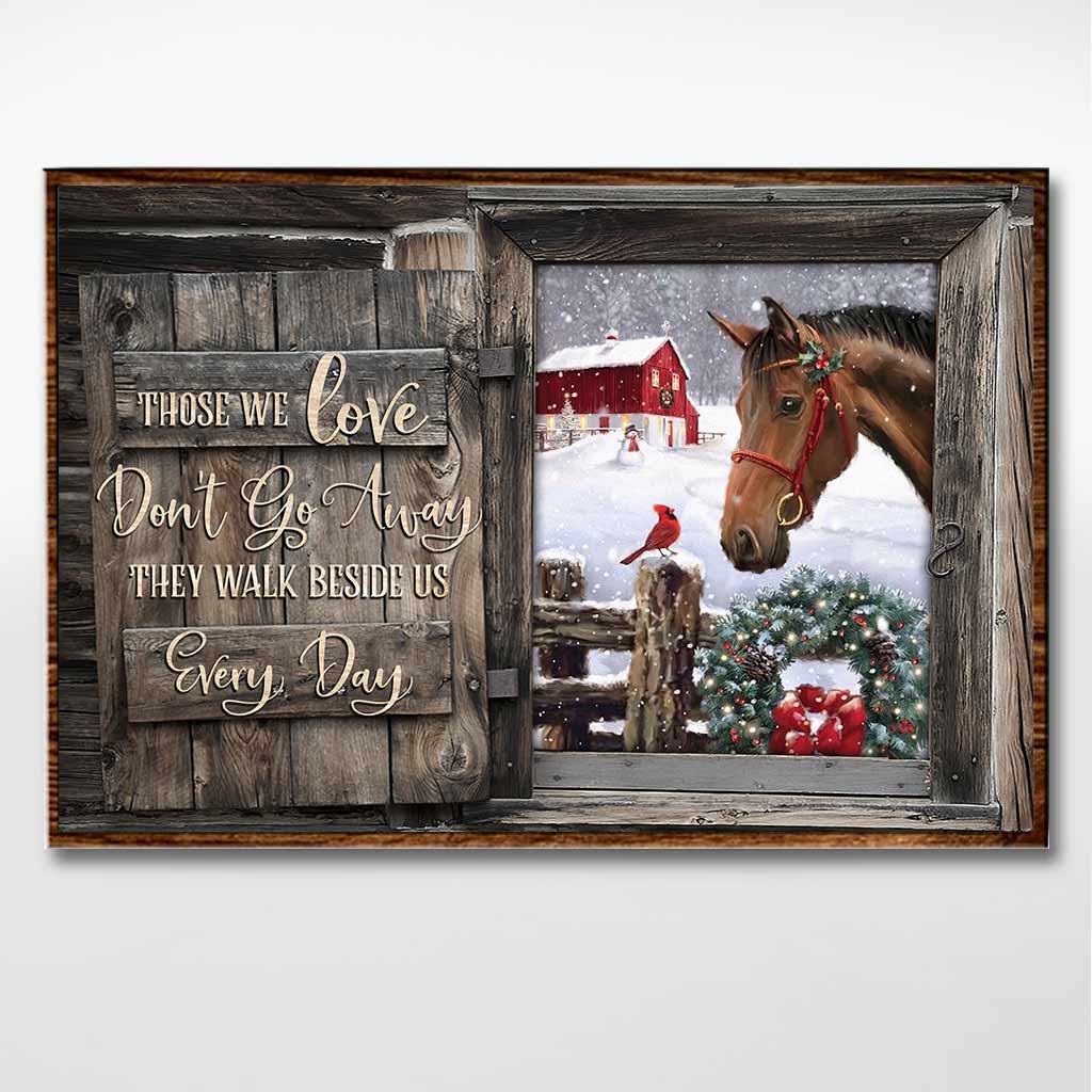 Those We Love Don't Go Away - Horse Poster