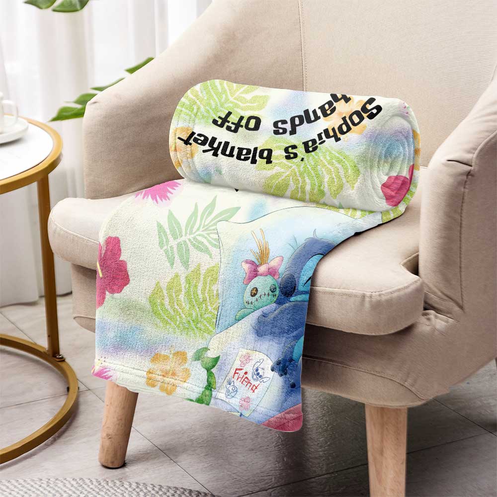 Hands Off - Personalized Ohana Blanket