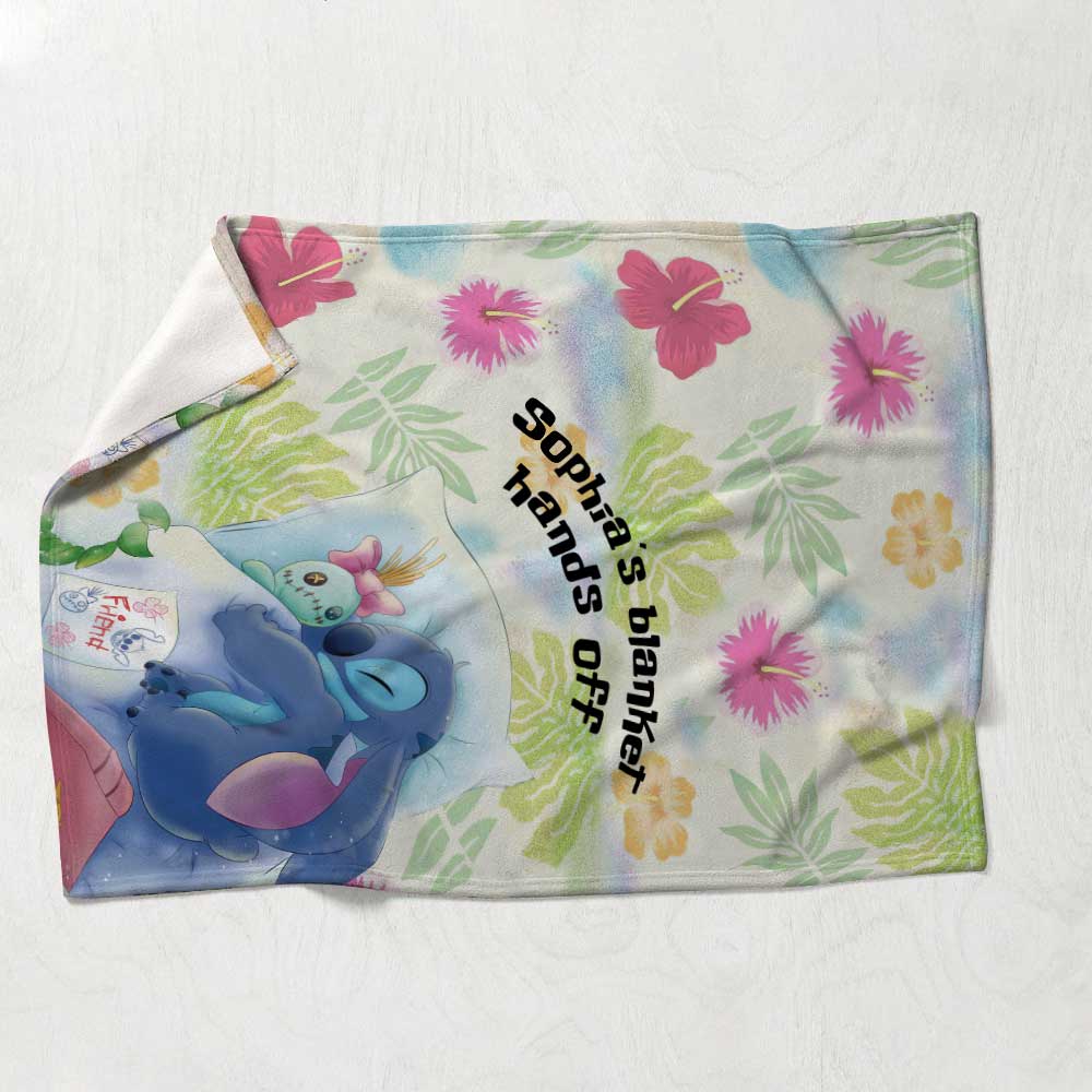 Hands Off - Personalized Ohana Blanket