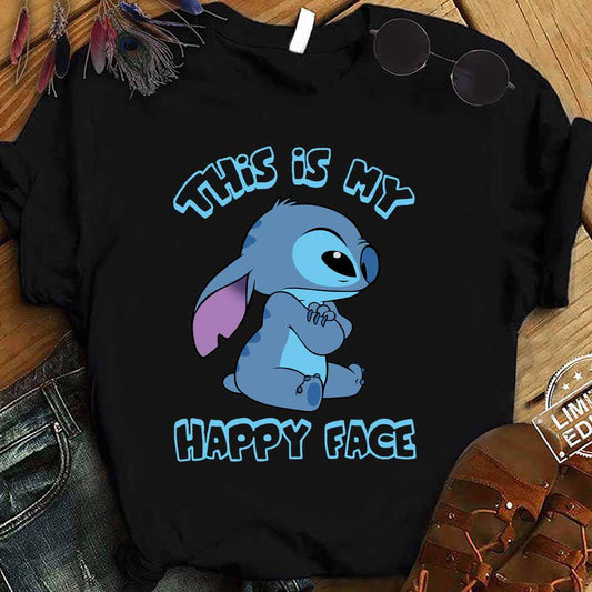 This Is My Happy Face - T-shirt and Hoodie