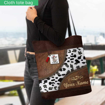 Crazy Mother Heifer - Cow Personalized  Tote Bag