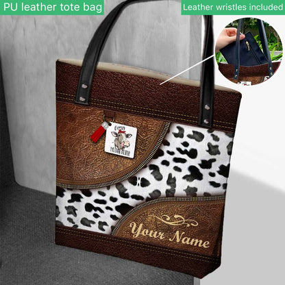 Crazy Mother Heifer - Cow Personalized  Tote Bag