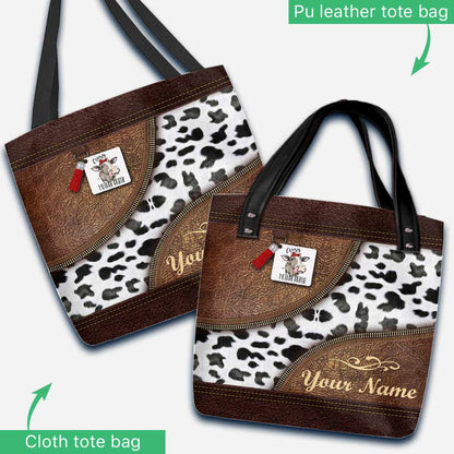 Crazy Mother Heifer - Cow Personalized  Tote Bag