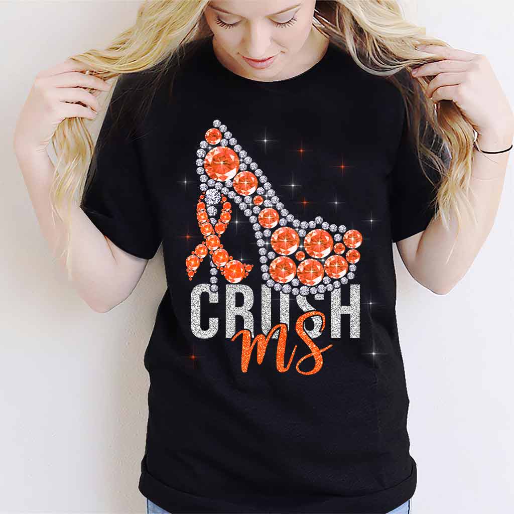 Crush MS High Heel - Multiple Sclerosis Awareness T-shirt and Hoodie 112021