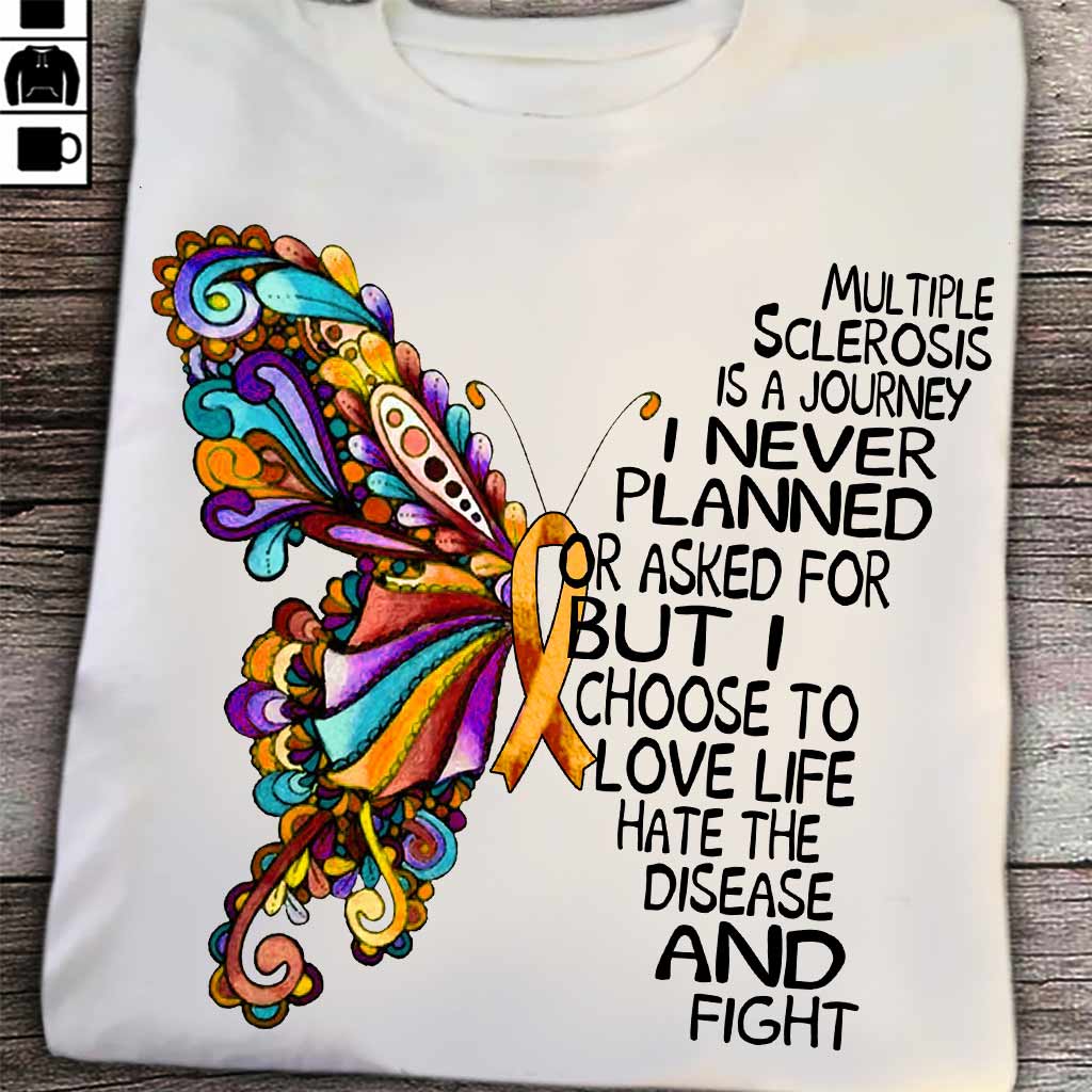 Multiple Sclerosis Is A Journey - T-shirt and Hoodie 112021