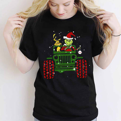 Christmas Jingle Car - T-shirt and Hoodie 1121