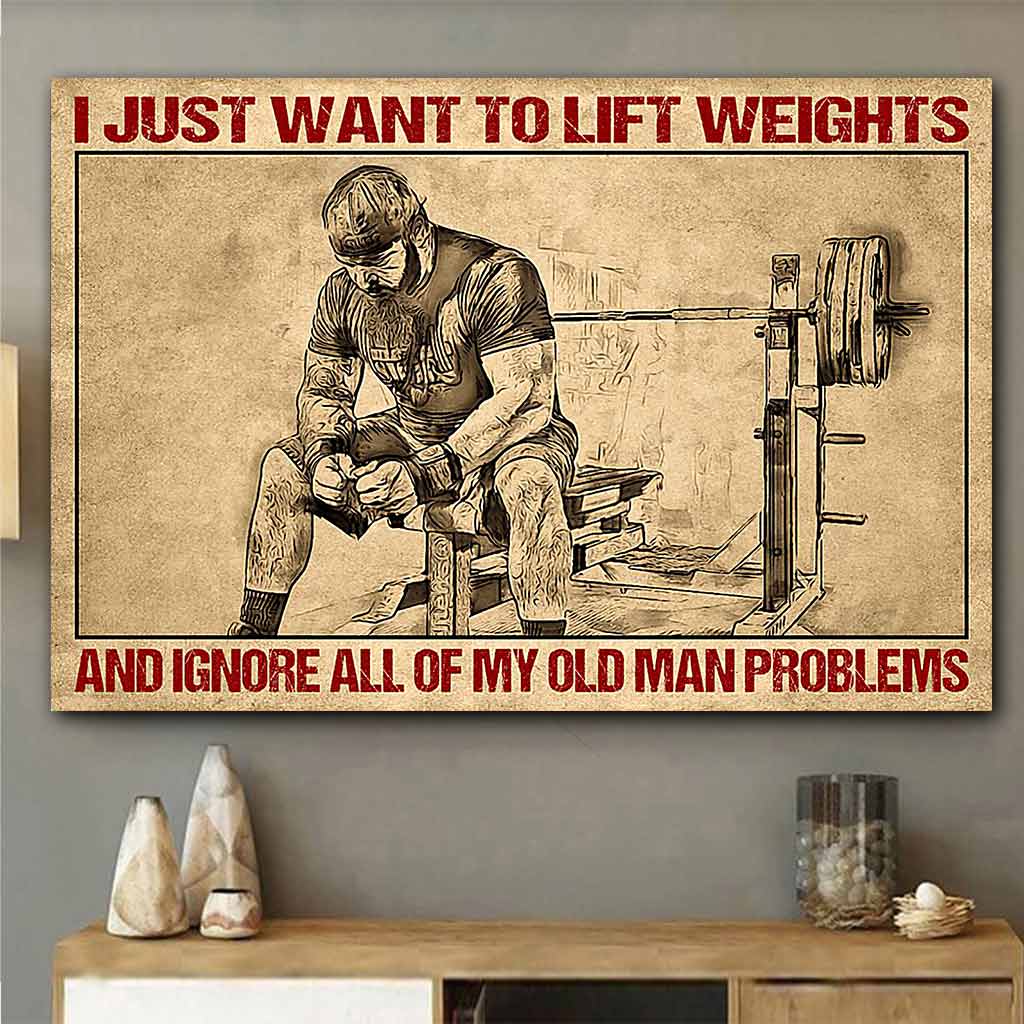 I Just Want To Weightlifting - Poster 112021