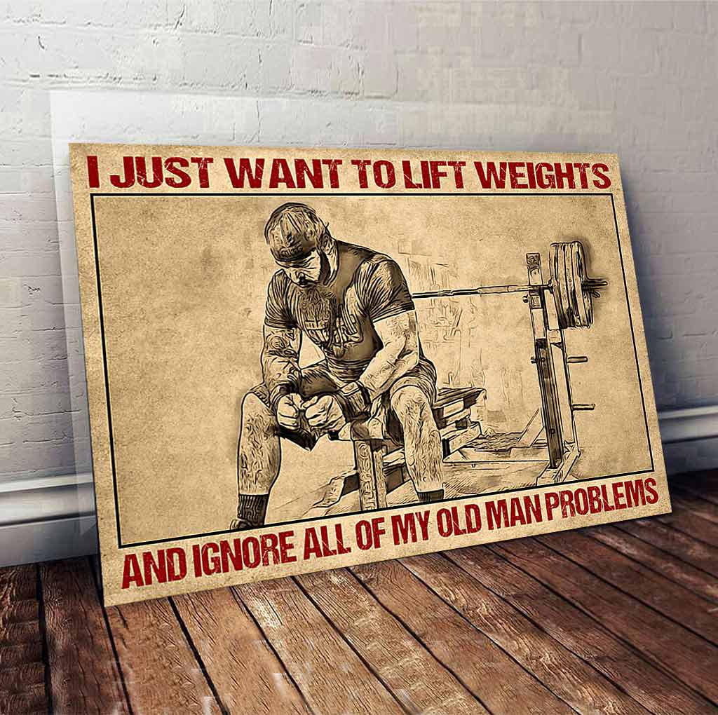 I Just Want To Weightlifting - Poster 112021