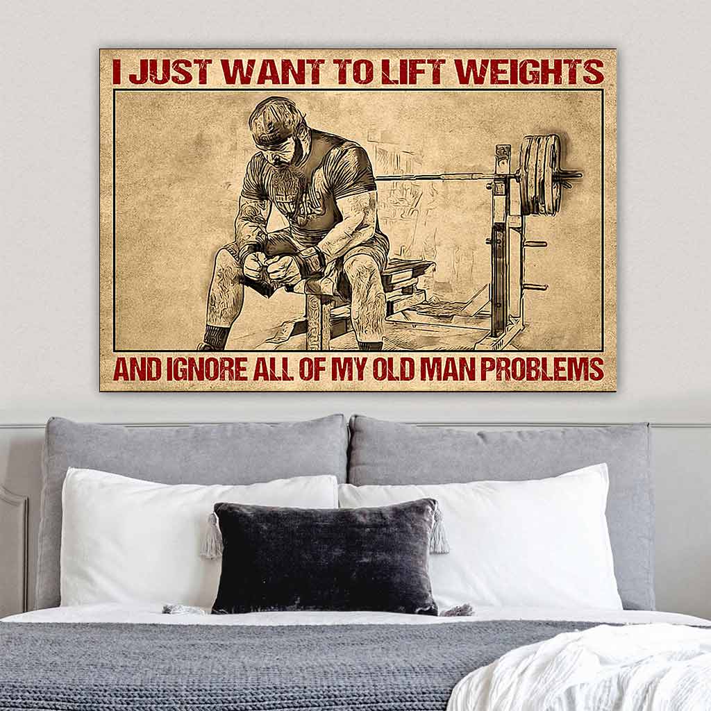 I Just Want To Weightlifting - Poster 112021