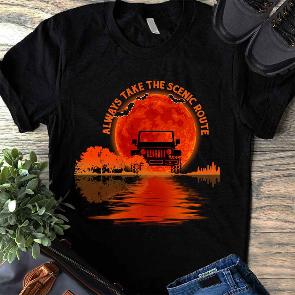 Always Take The Scenic Route - Car T-shirt and Hoodie 112021