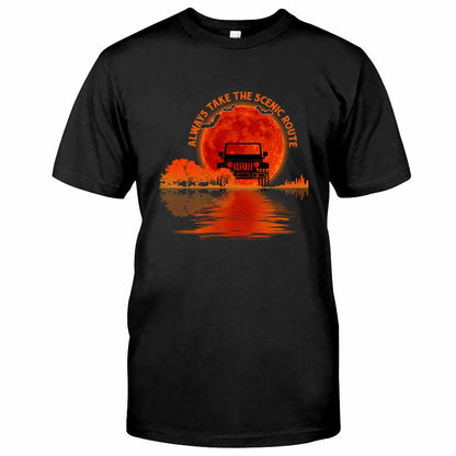 Always Take The Scenic Route - Car T-shirt and Hoodie 112021