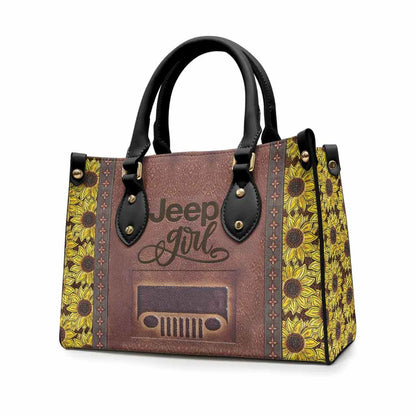 Jp Girl - Sunflower Car Leather Handbag 1121