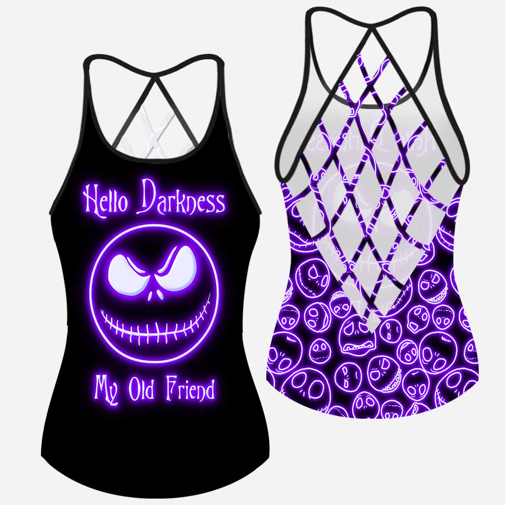 Hello Darkness My Old Friend - Nightmare Cross Tank Top