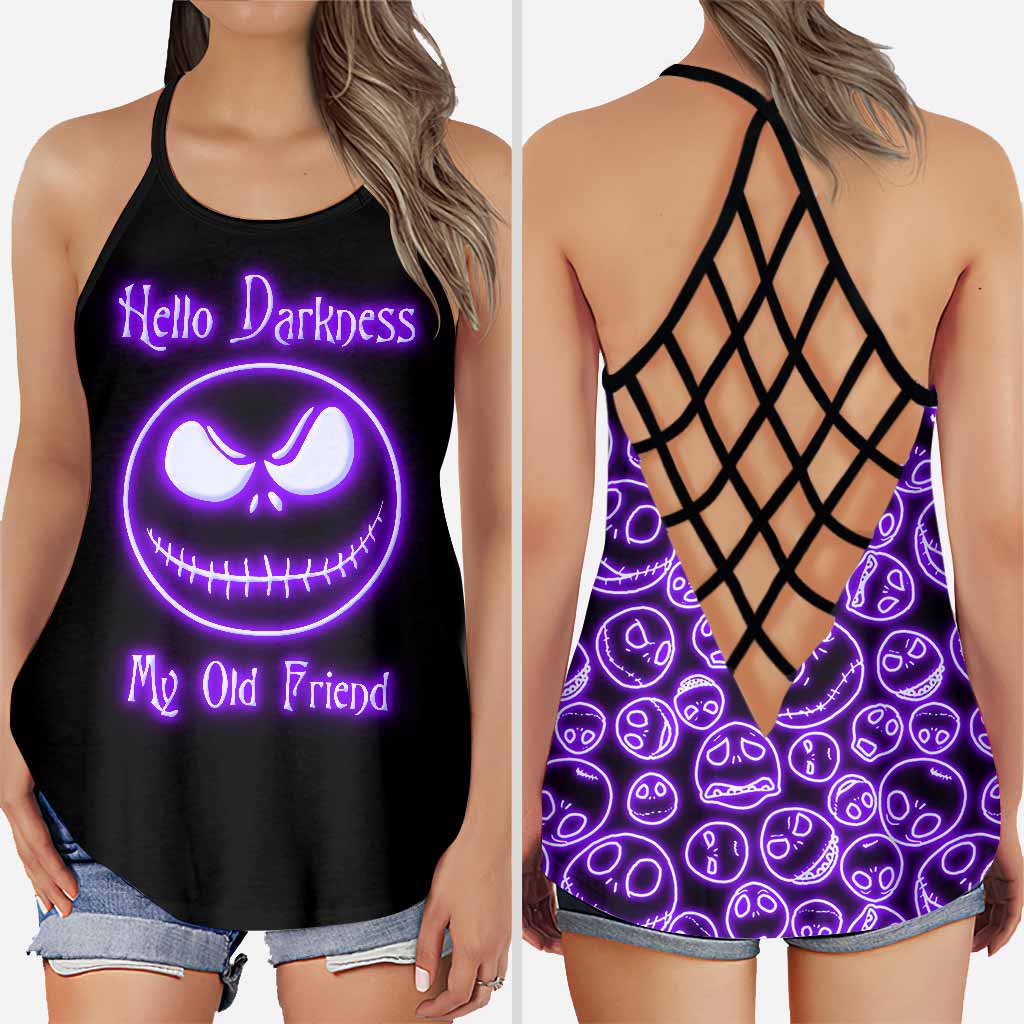 Hello Darkness My Old Friend - Nightmare Cross Tank Top