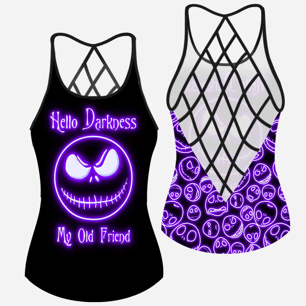 Hello Darkness My Old Friend - Nightmare Cross Tank Top