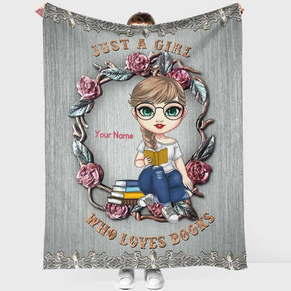 Book Lover - Personalized Blanket