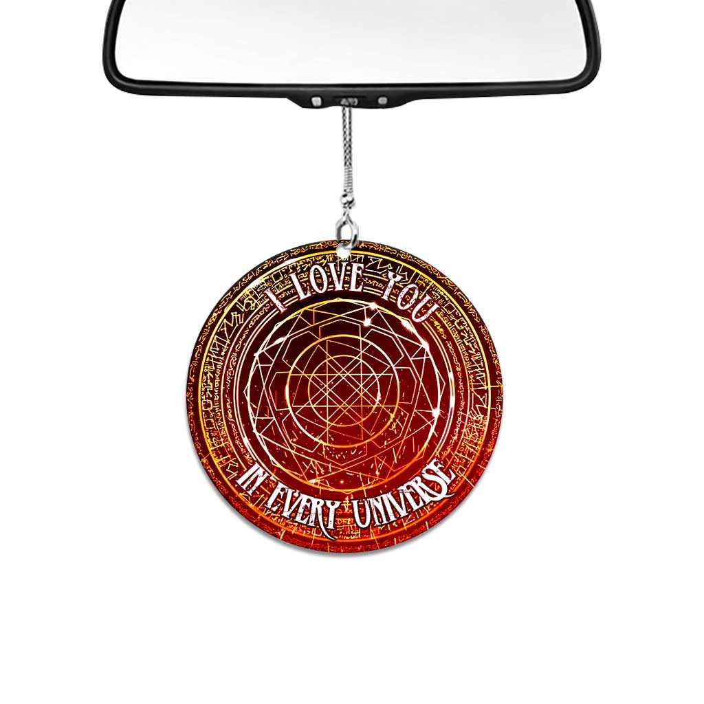 I Love You In Every Universe - Car Ornament (Printed On Both Sides)