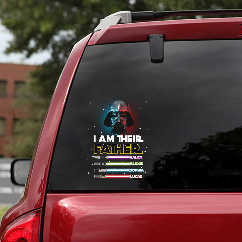 I Am Their Father - Personalized Father's Day Decal Full