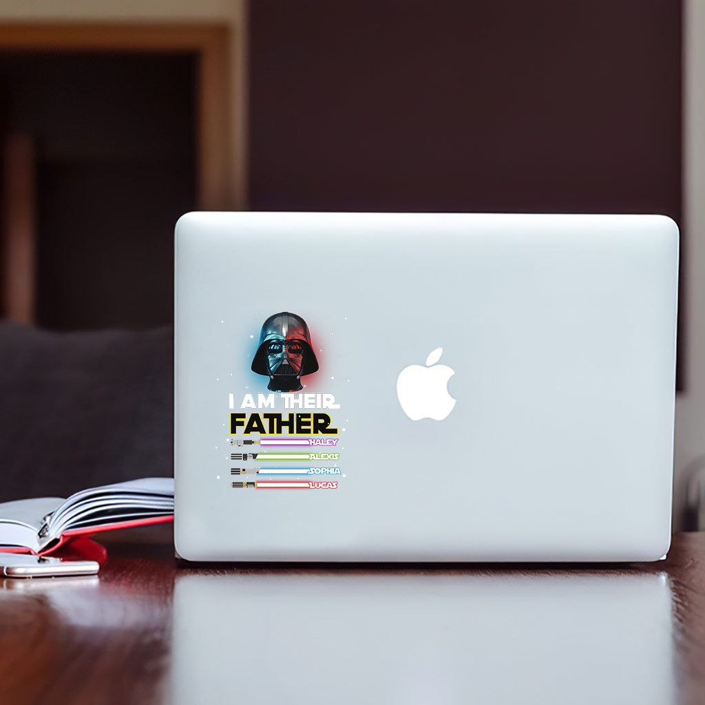 I Am Their Father - Personalized Father's Day Decal Full