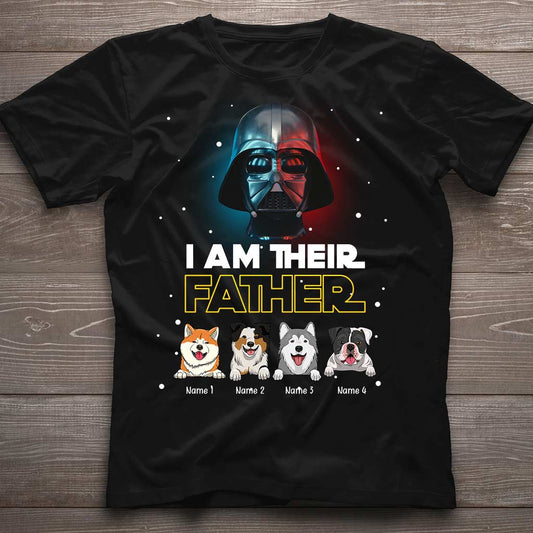 I Am Their Father - Personalized Father's Day Dog T-shirt and Hoodie